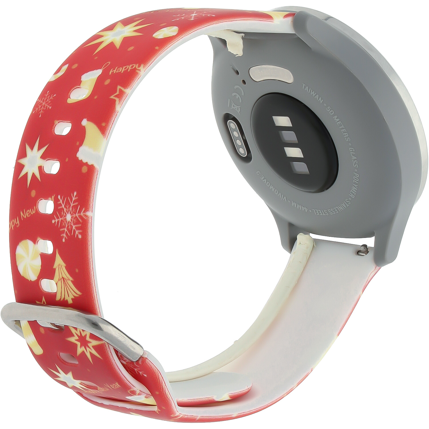 Huawei Watch Print Sport Strap - Christmas Red