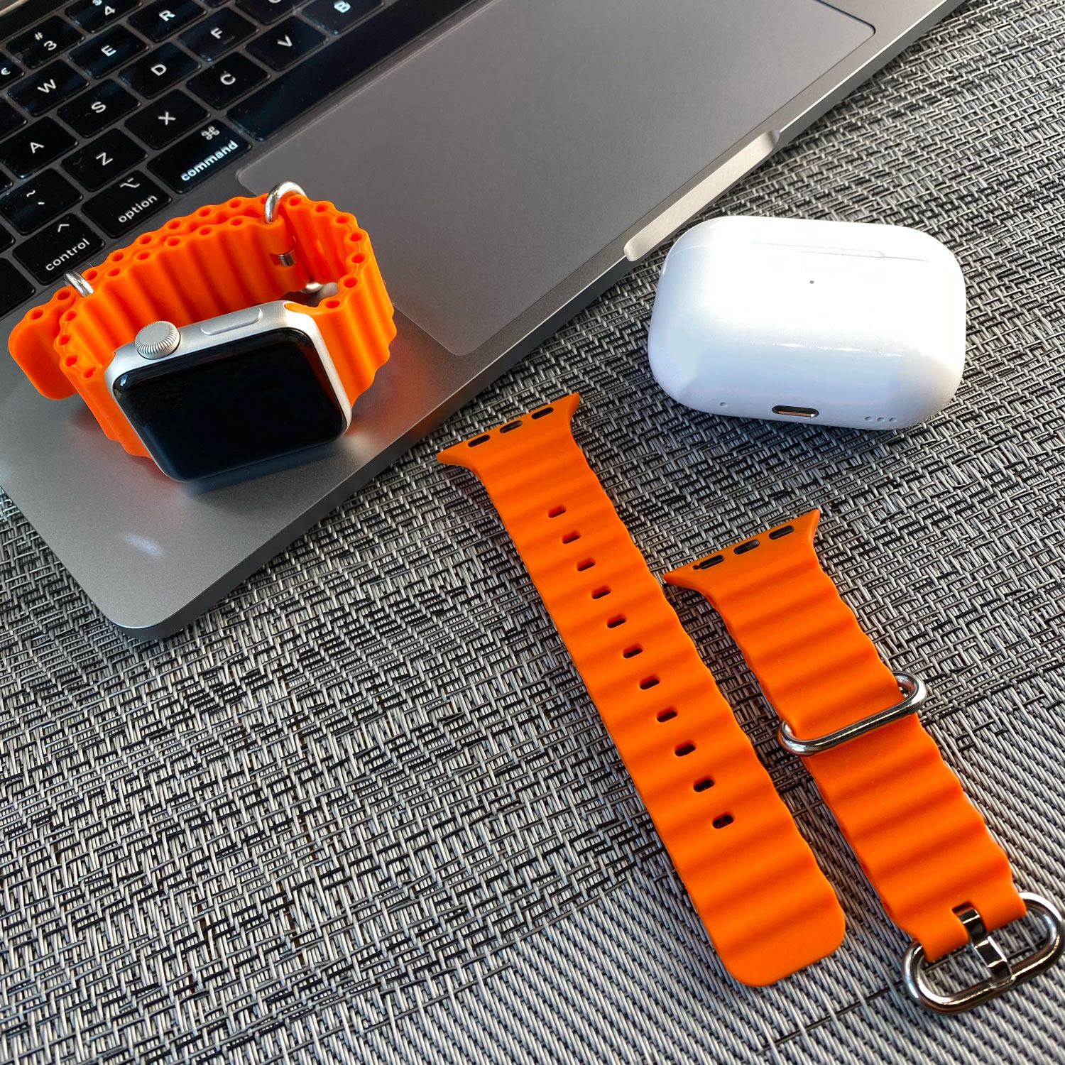 Apple Watch Sport Ocean Strap - Orange