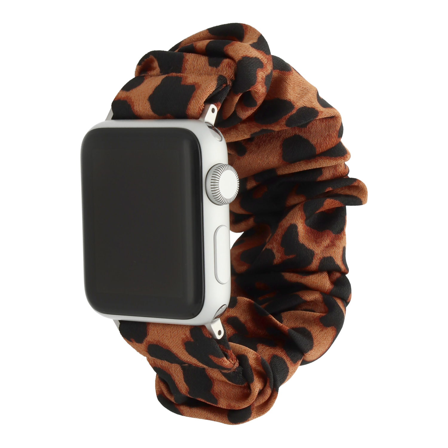 Apple Watch Nylon Scrunchie Strap - Panther Brown